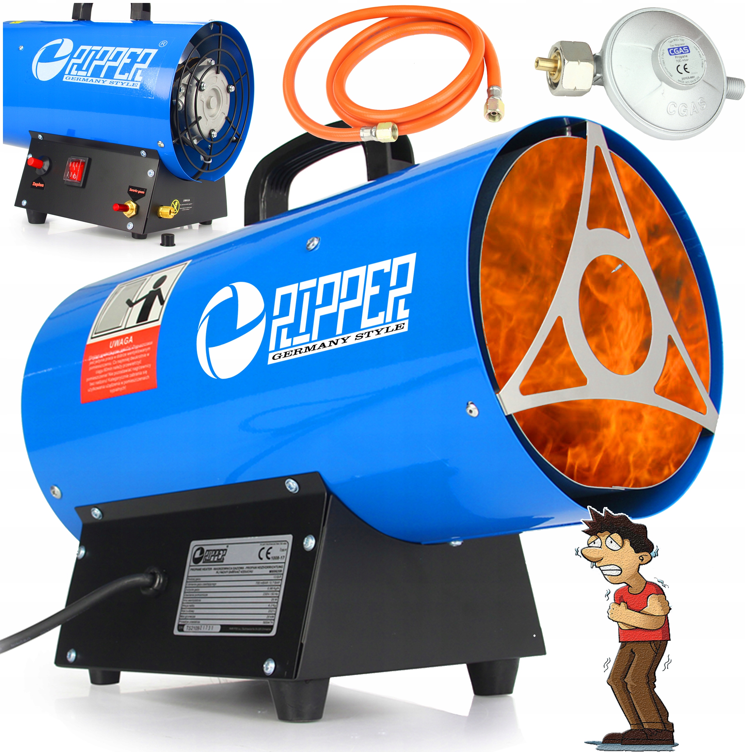 Plynový ohrievač Ripper 20 kW